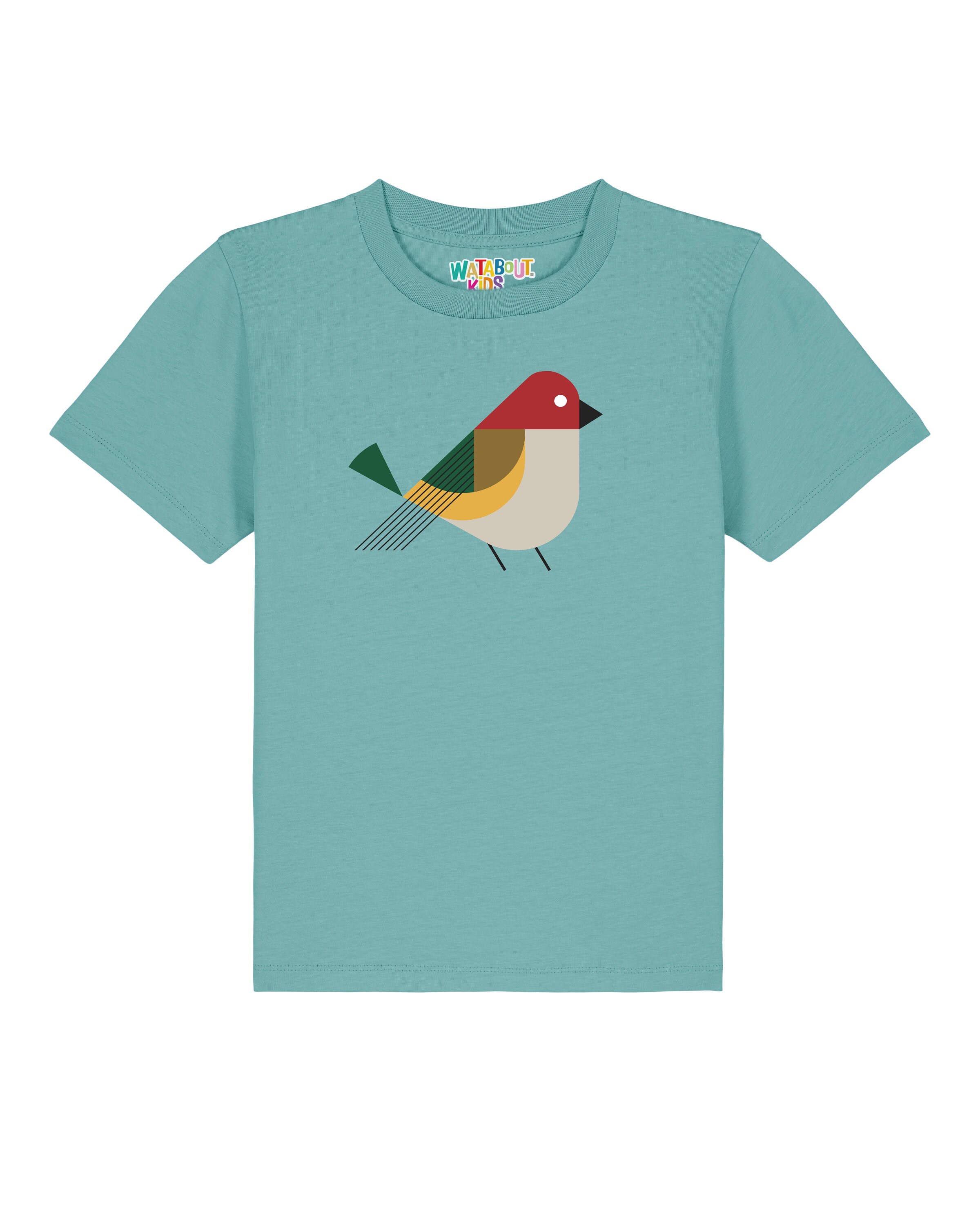 T-Shirt 'Vogel' watabout.kids en bleu : devant