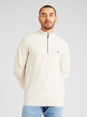 Pull-over FYNCH-HATTON en blanc : devant