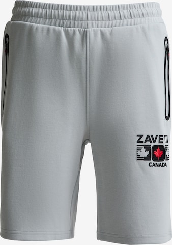 Loosefit Pantalon 'Cirico' Zavetti Canada en gris : devant