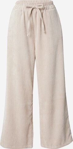 Sublevel Szeroka nogawka Spodnie w kolorze beżowy: przód