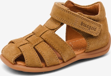 BISGAARD - Sapatos abertos 'Carly' em castanho: frente