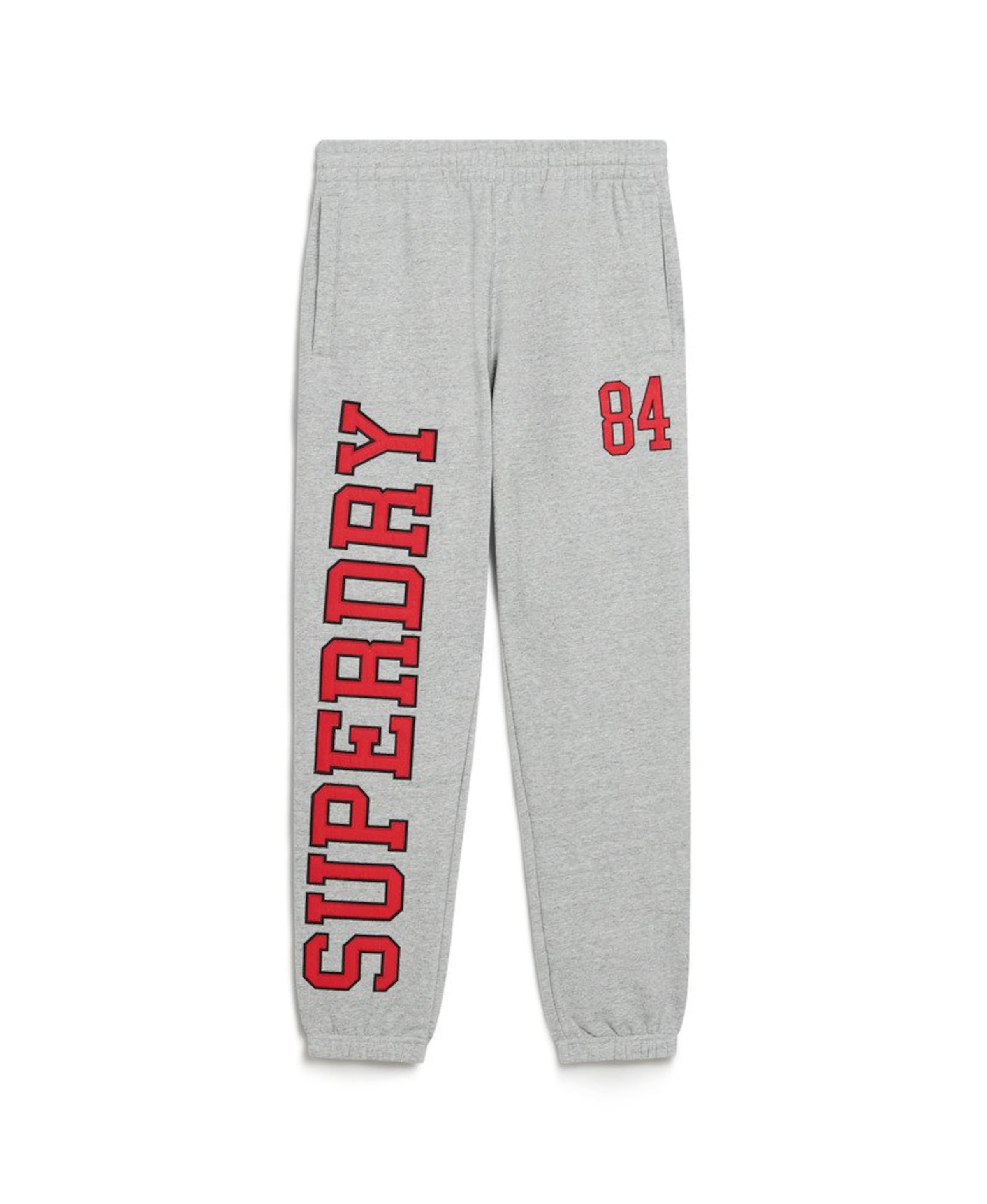 Superdry - Tapered Pantalón en gris: frente
