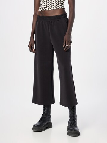 Wide Leg Pantalon s.Oliver en noir : devant