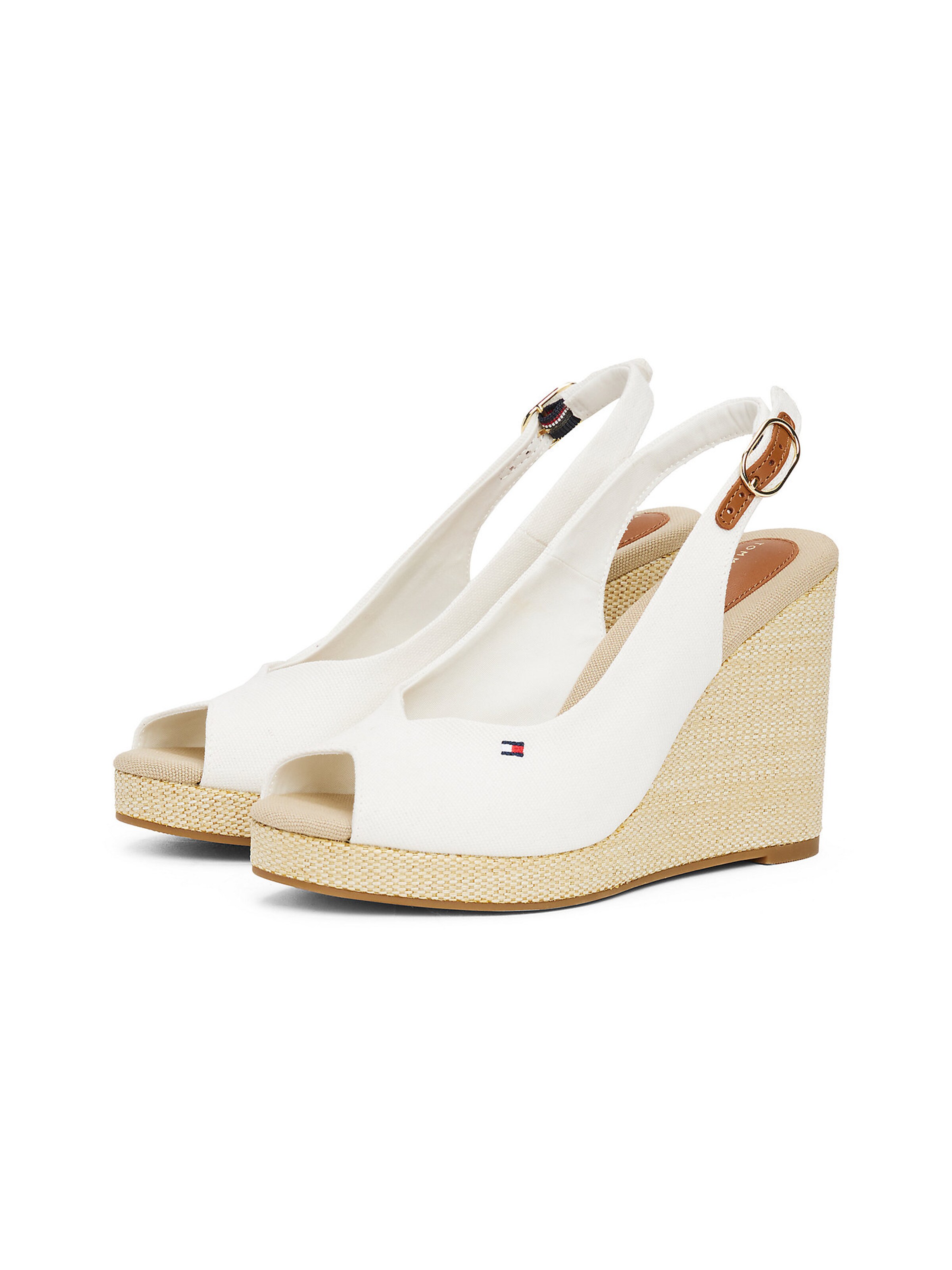 TOMMY HILFIGER Sandale in Weiß