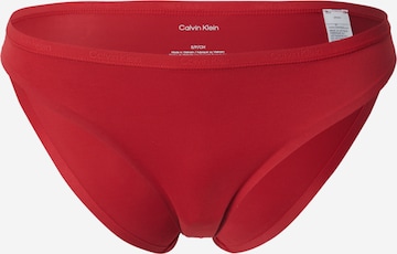 Slip Calvin Klein Underwear en rouge : devant