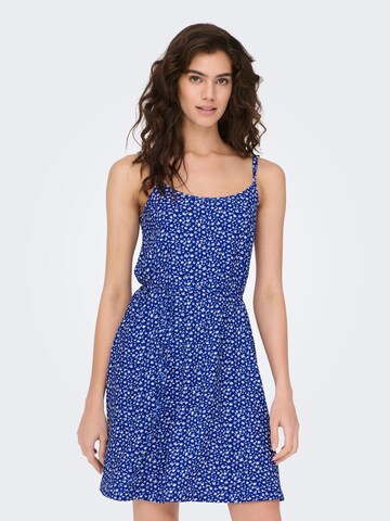 JDY Letní šaty 'Lotus' – modrá: přední strana