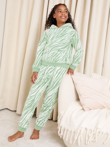Lipsy Pajamas 'Twosie' in Green: front