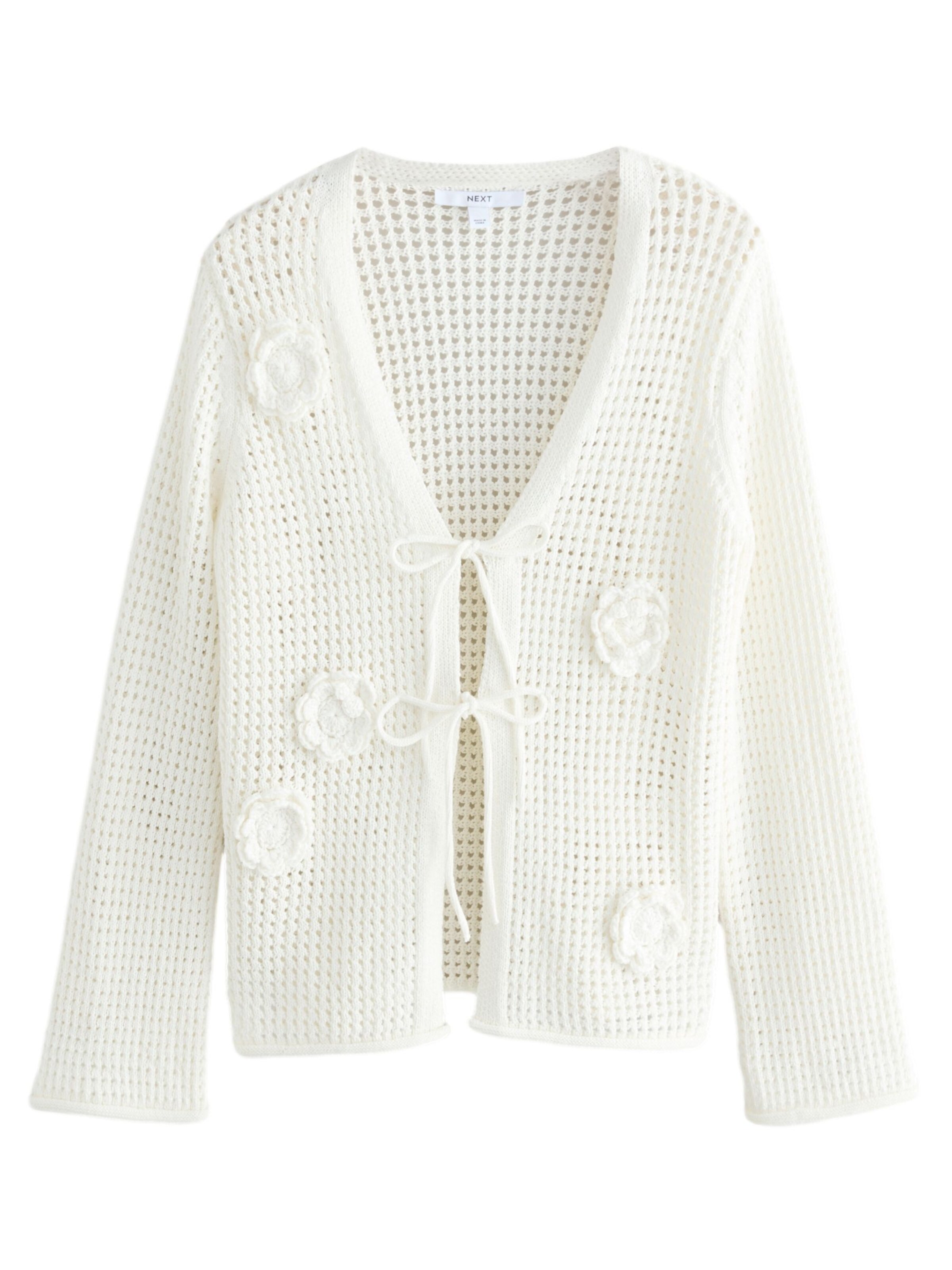 Next Knit cardigan in White: front