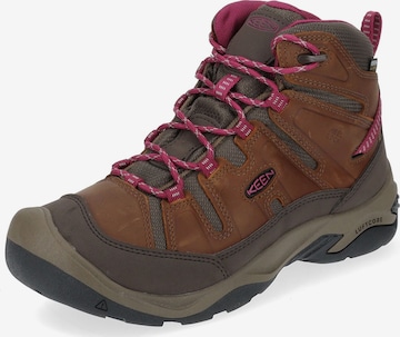 Boots KEEN en marron : devant