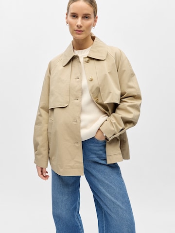 OBJECT Демисезонная куртка 'OBJPaula' в Бежевый