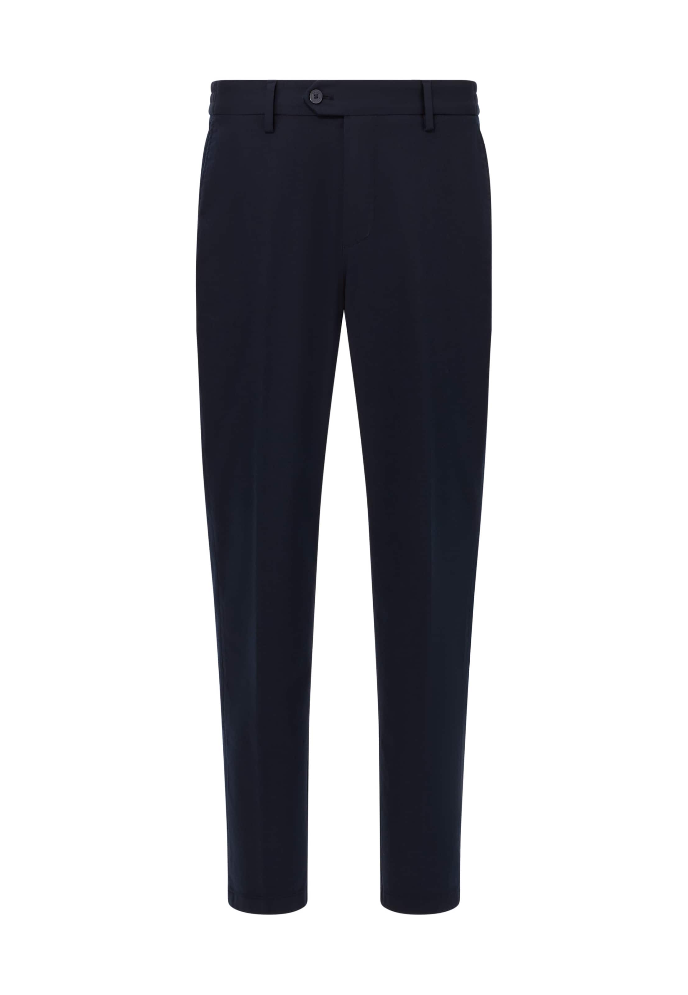 Coupe slim Pantalon Boggi Milano en bleu : devant