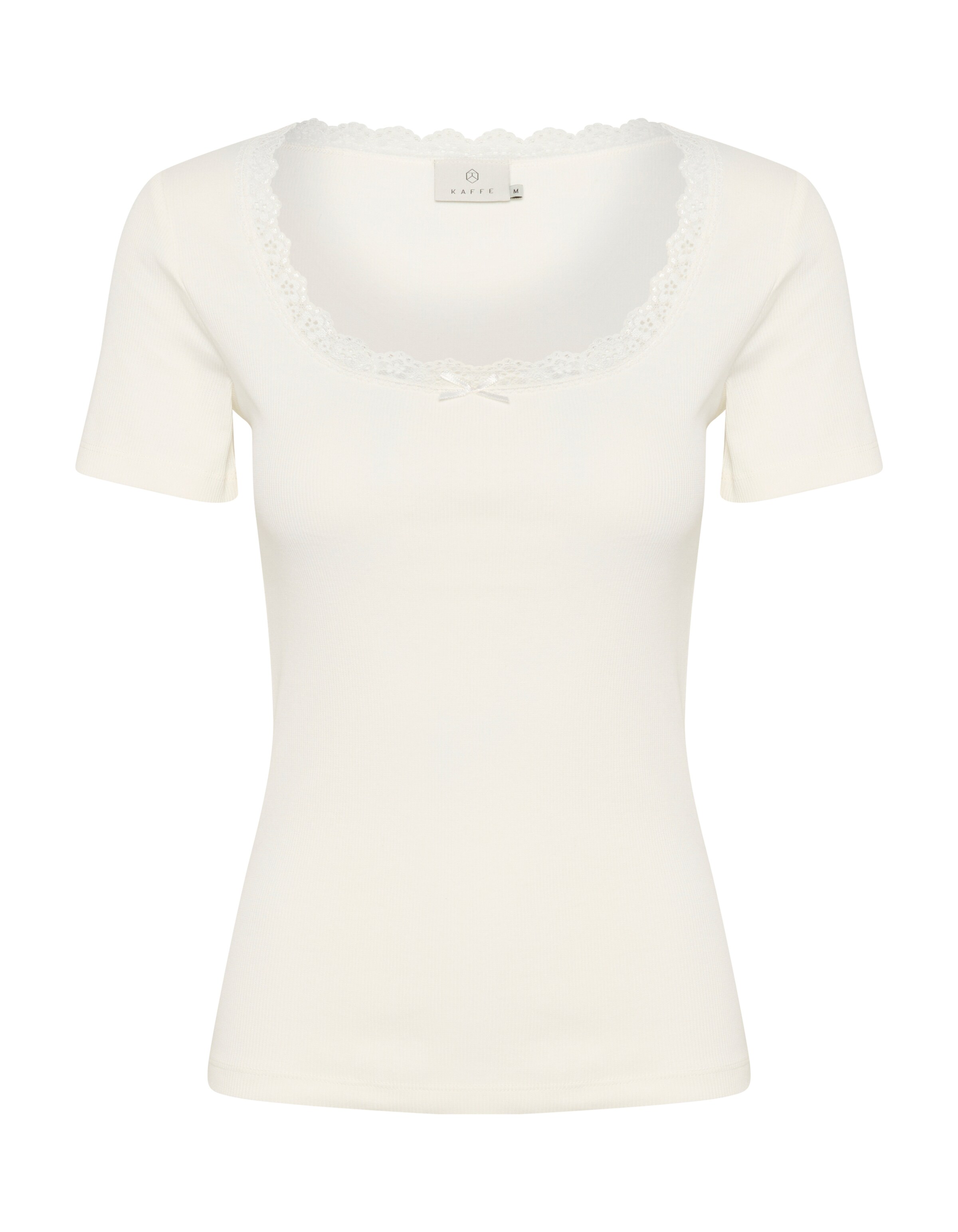 balta Kaffe Marškinėliai 'Maibritt': priekis