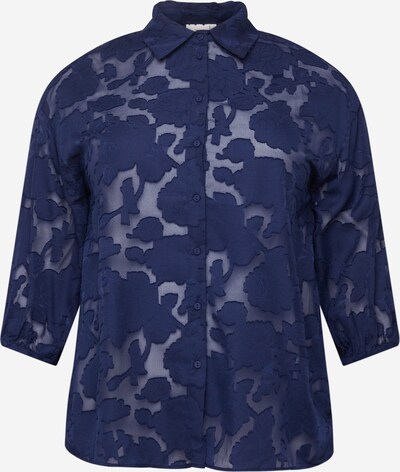 ONLY Carmakoma Blouse 'DELLAVINE' in de kleur Navy, Productweergave