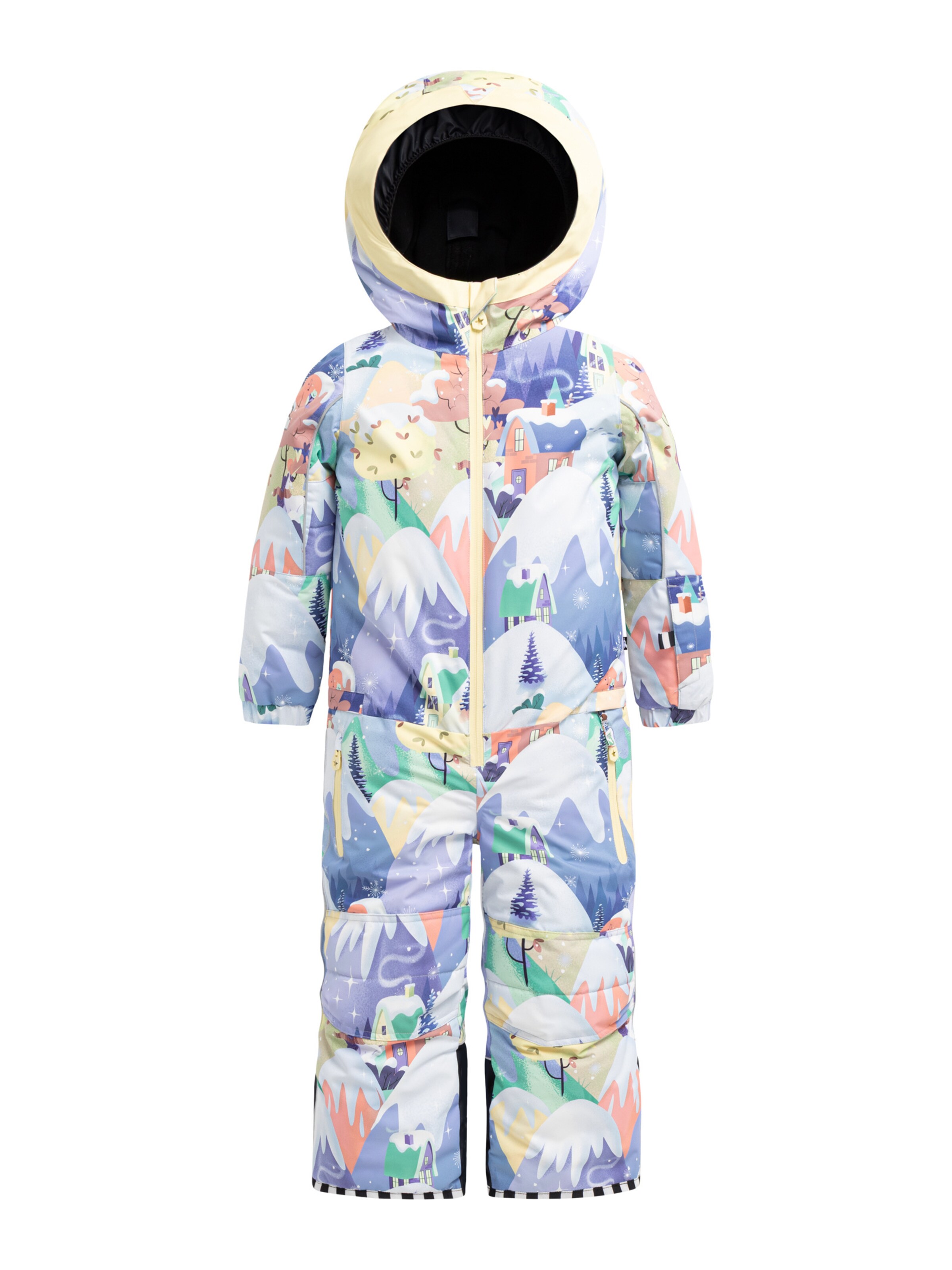 WeeDo Overall 'COSMO PASTELWORLD Schneeanzug' in Mixed colours: front