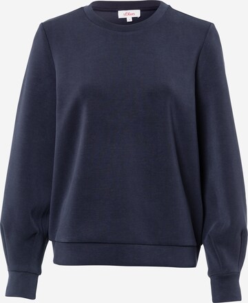 s.Oliver Sweatshirt in Blau: predná strana