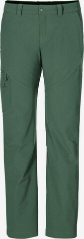 JACK WOLFSKIN Regular Outdoor Pants in Green: front