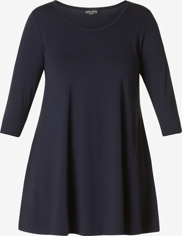 BASE LEVEL CURVY Tunic 'Aria' in Blue: front