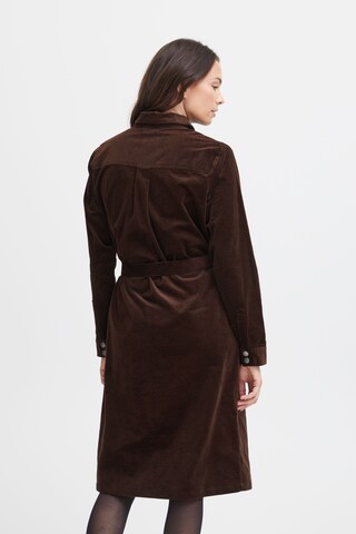 Fransa Shirt Dress 'Mita Dr 1' in Brown