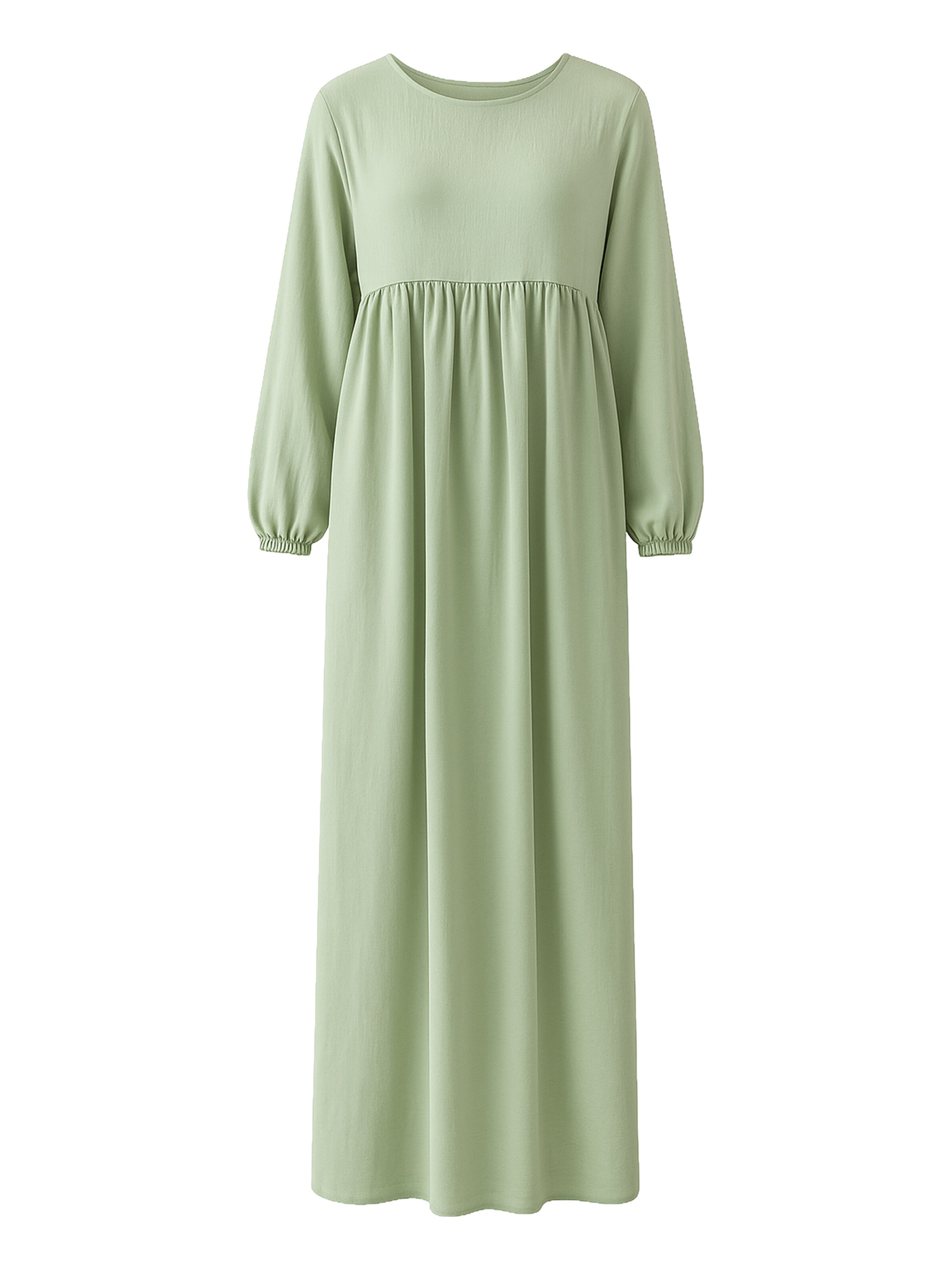 Robe Elara en vert : devant