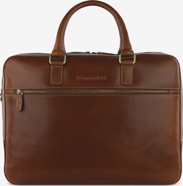 bugatti Document Bag 'Remo' in Brown: front