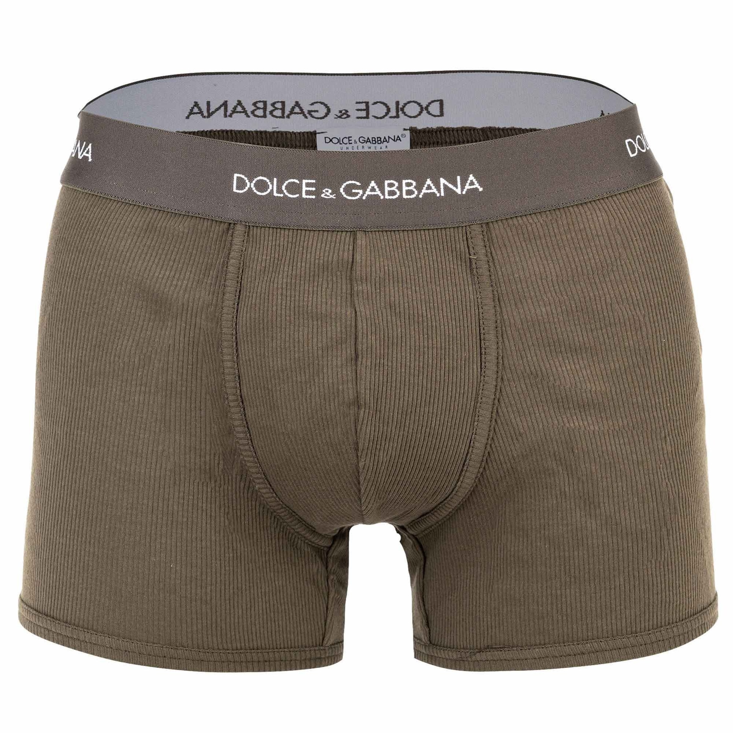 DOLCE & GABBANA Boxer shorts in Brown: front