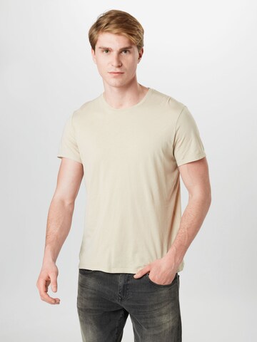 AMERICAN VINTAGE Bluser & t-shirts 'Decatur' i beige: forside