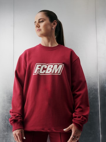 FCBM - Sweatshirt 'Dian' em vermelho