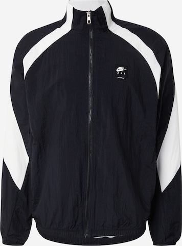 Nike Sportswear Φθινοπωρινό και ανοιξιάτικο μπουφάν 'AIR' σε μαύρο: μπροστά