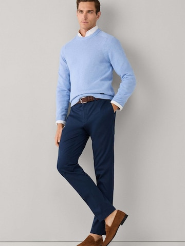 Coupe slim Pantalon chino Hackett London en bleu