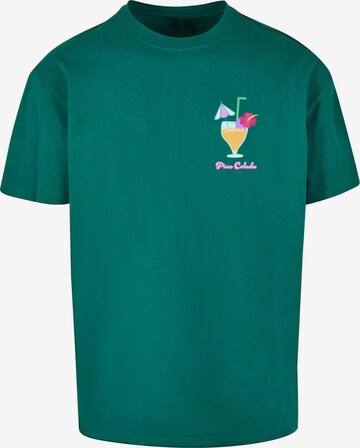 T-Shirt 'Pina Colada' Merchcode en vert : devant