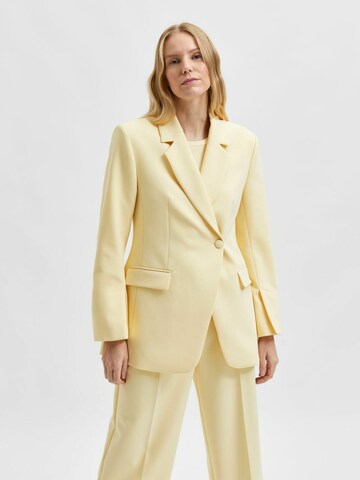 SELECTED FEMME Blazer in Yellow: front