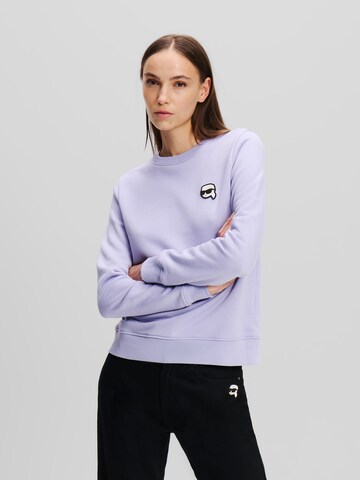 Karl Lagerfeld - Sudadera 'Ikonik 2.0' en lila: frente