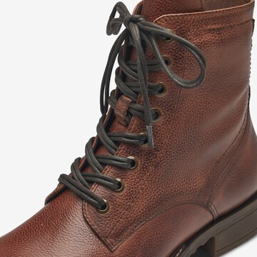 TAMARIS Lace-Up Ankle Boots in Brown