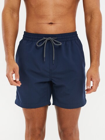 Threadbare Sportbadehose 'Dawlish' in Blau: predná strana