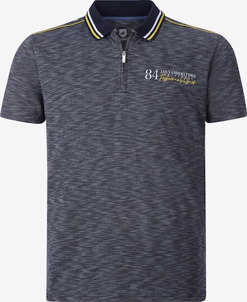 Jan Vanderstorm Shirt ' Ibenhard ' in Blauw: voorkant