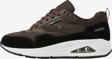 Sneaker bassa 'Lennox' di BRITISH KNIGHTS in marrone: frontale