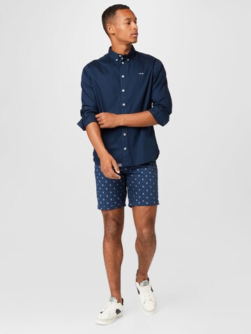 BLEND Regular Shorts in Blau