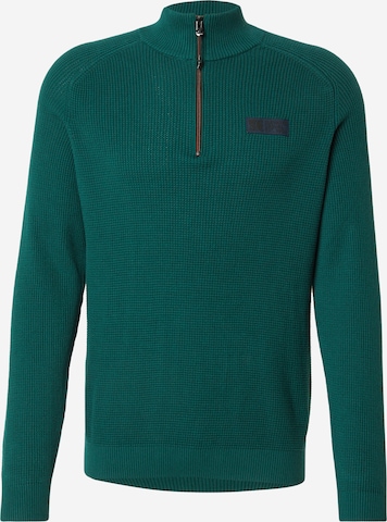 s.Oliver Sweter w kolorze zielony: przód