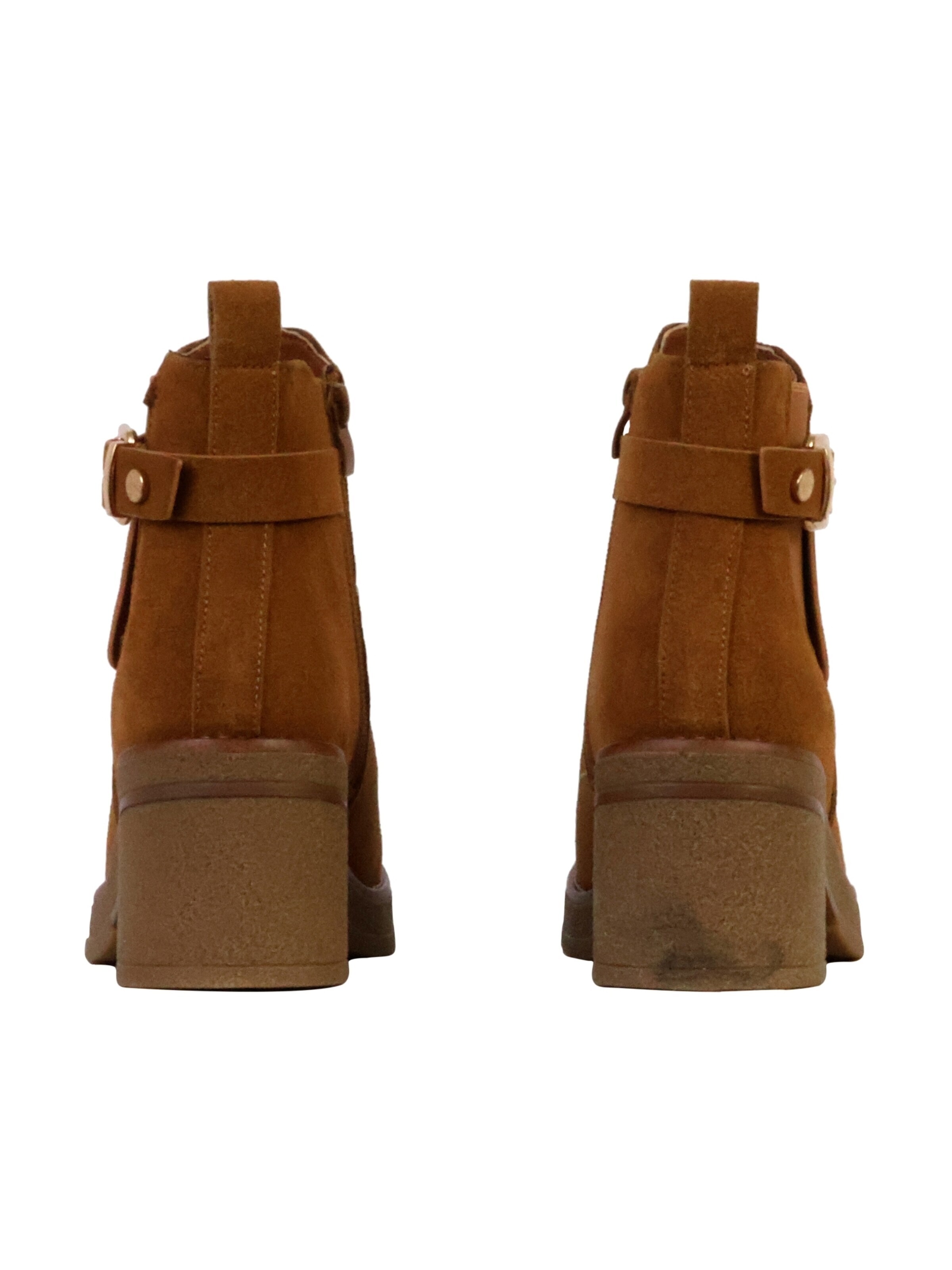 The Divine Factory Ankle Boots 'Stiefeletten mit Reißverschluss'‌‌‌ in Beige