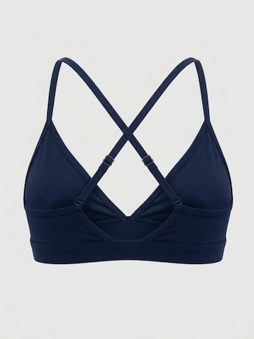 YO-GAYA Triangle Sports Bra 'Studio Triangle Bra' in Blue