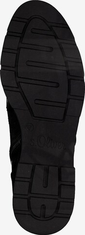 s.Oliver Schnürstiefelette in Schwarz