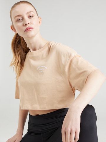 ROXY Sportshirt 'ESSENTIAL ENERGY' in Beige