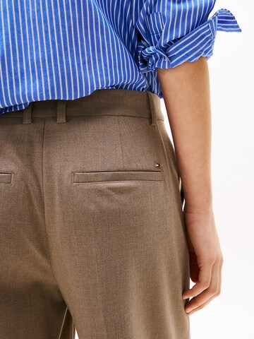 TOMMY HILFIGER Wide Leg Hose in Braun