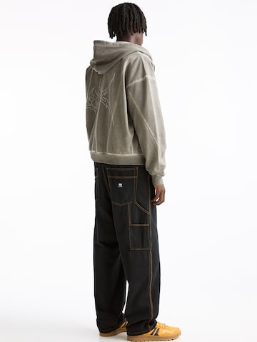Pull&Bear Loosefit Cargobroek in Zwart