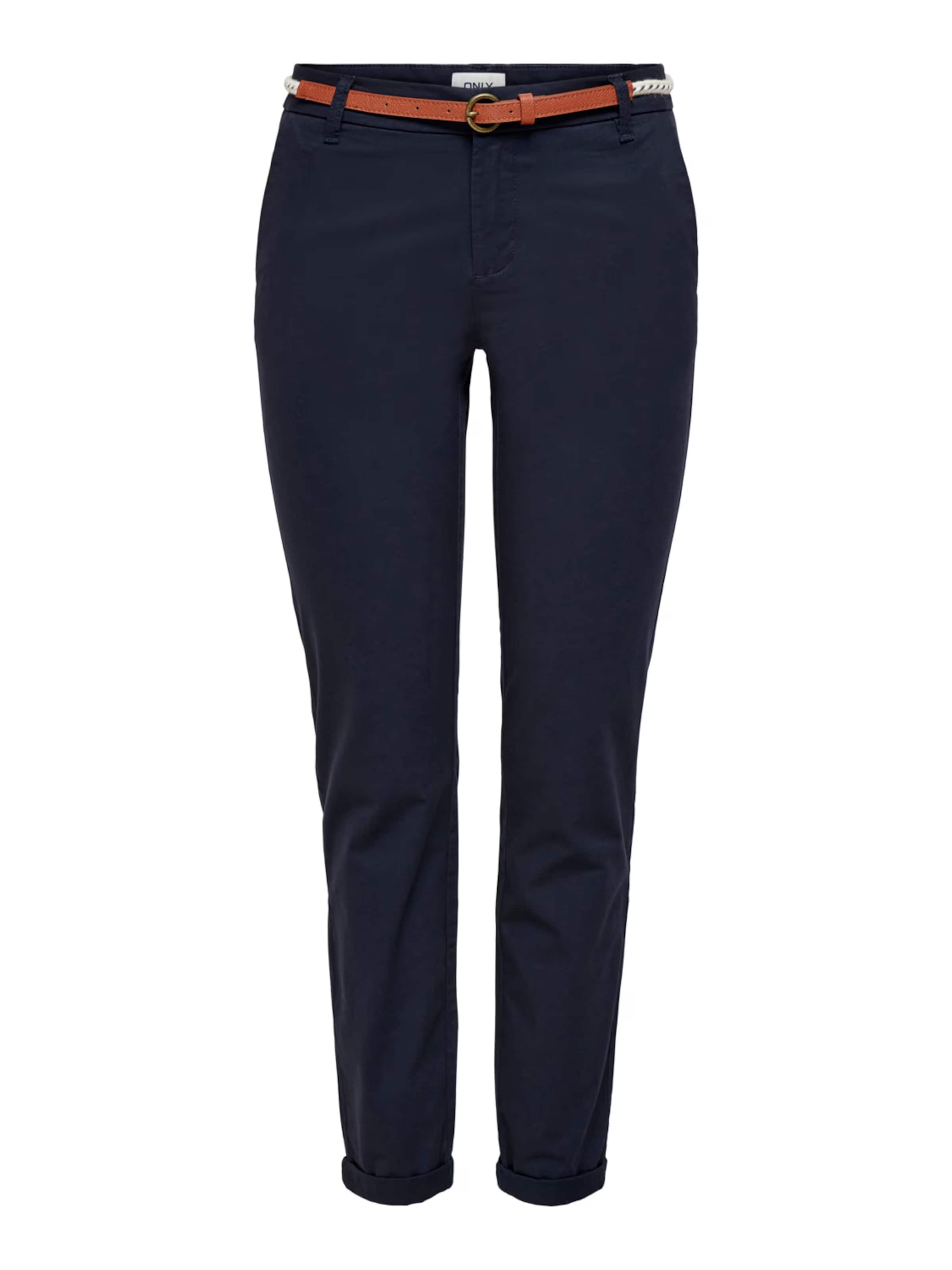 ONLY Chinosy &#x27;BIANA&#x27; w kolorze niebieski: przód