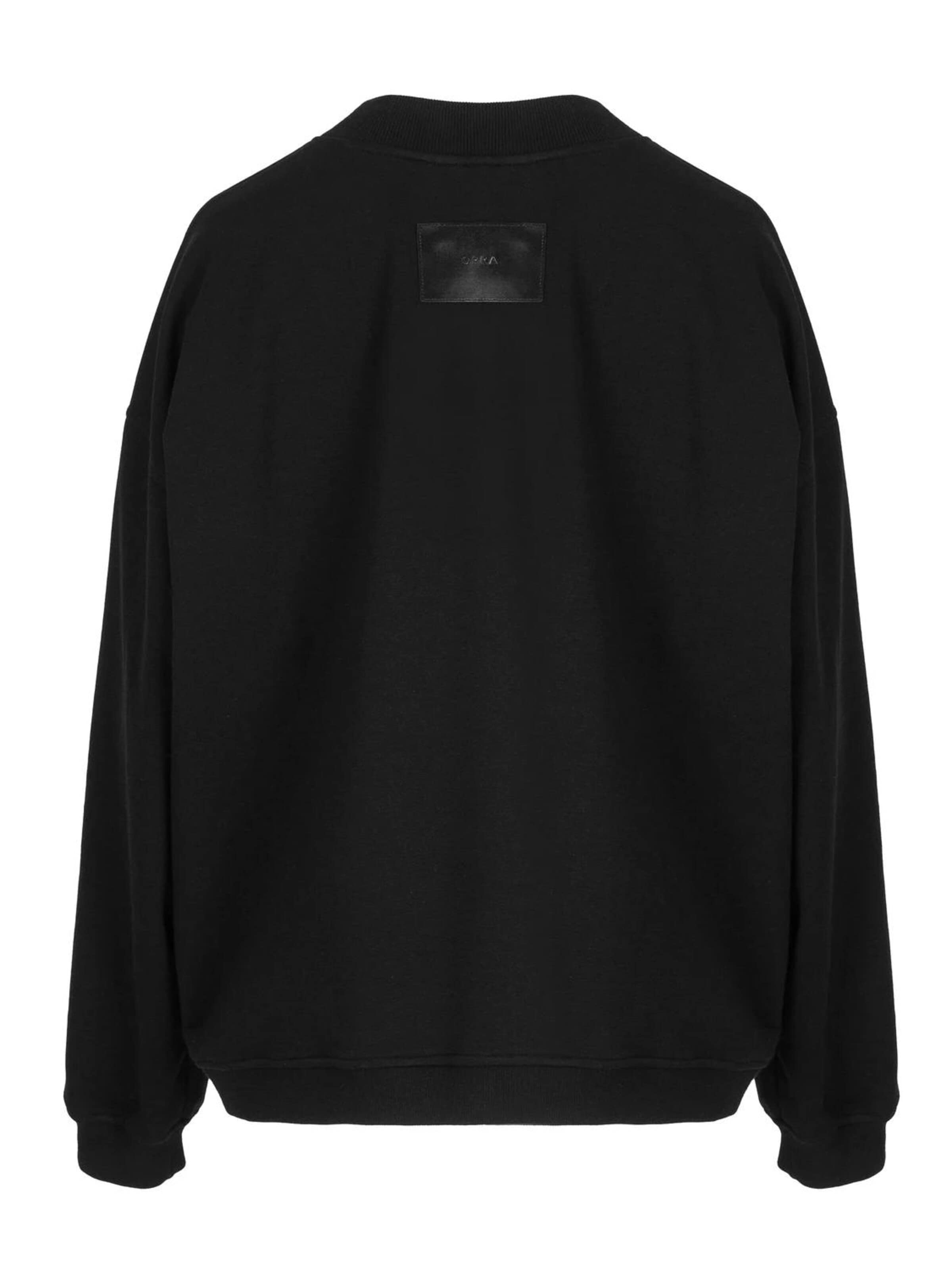 OPRA Sweatshirt 'OPRA Bluza Dresowa Salma Oversize One Size OP-BLUZA-SALMA-OS' in Black