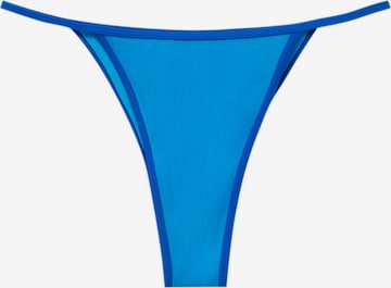 Pull&Bear Bikini Bottoms in Blue: front