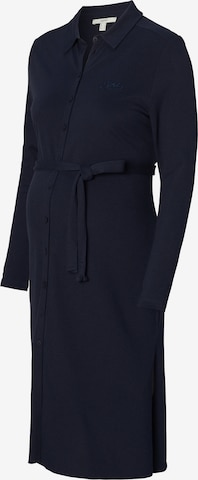 Esprit Maternity Shirt Dress in Blue: front