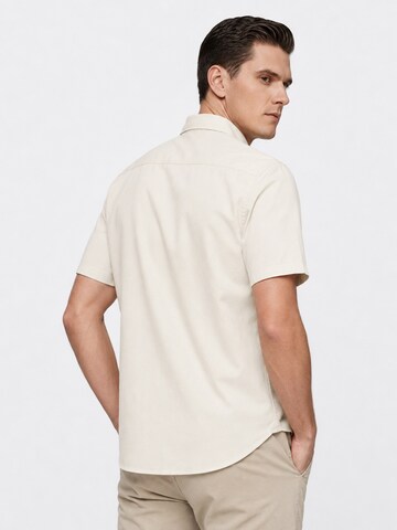 ALLTHEMEN Regular Fit Hemd 'Reine'‌‌‌‌‌‌‌ in Beige