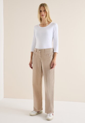 CECIL Wide leg Pants 'Neele' in Beige